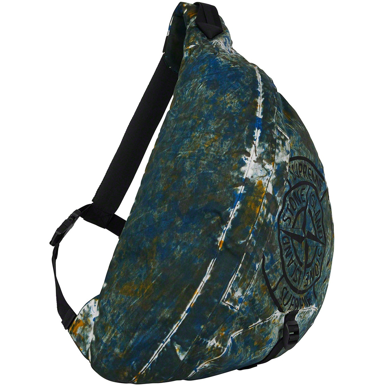 Supreme®/Stone Island® Painted Camo Nylon Shoulder Bag view 13